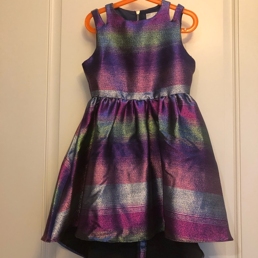 Colorful Striped Sleeveless Dress